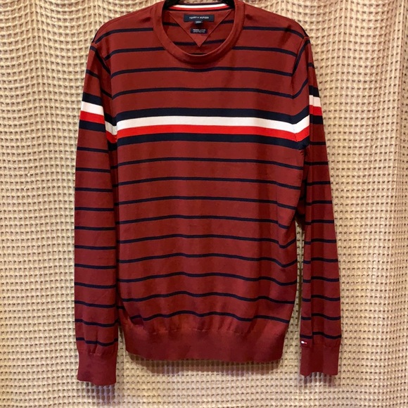 Tommy Hilfiger Other - ⚜️NWOT⚜️ TOMMY HILFIGER crew-neck striped cardigan